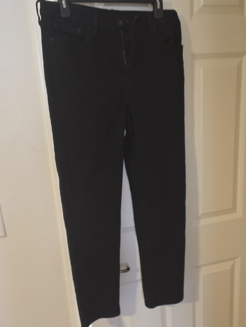 Calvin Klein Jeans Black High-Rise Slim Jeans